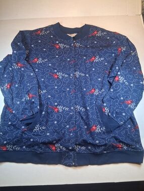 Blair Vintage Cardinal Cardigan Button up Women Size 3XL